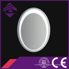 Jnh214 New Arrival Home Decoration Oval Bathroom Mirror with Clock